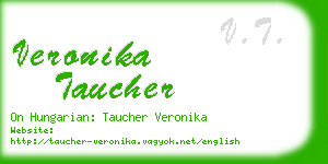 veronika taucher business card